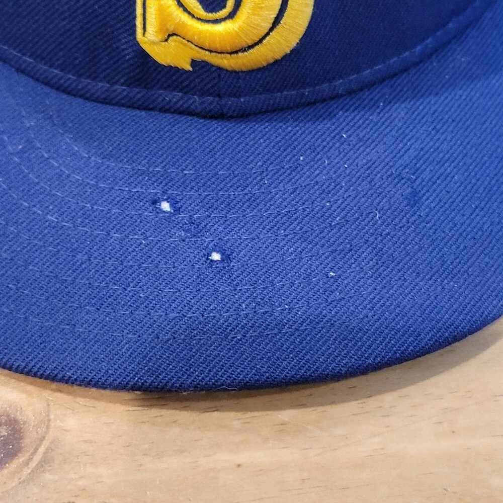 Seattle Mariners Hat Cap New Era Size 7 Cooperstown 59Fifty Wool Blue